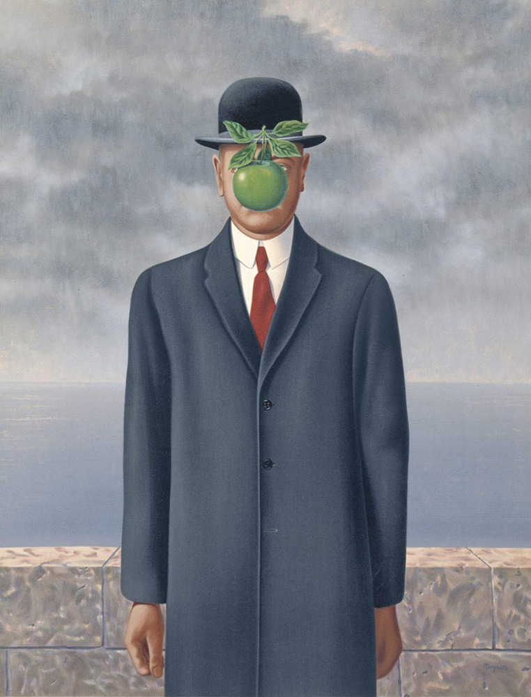 René Magritte, Son of Man, 1964.